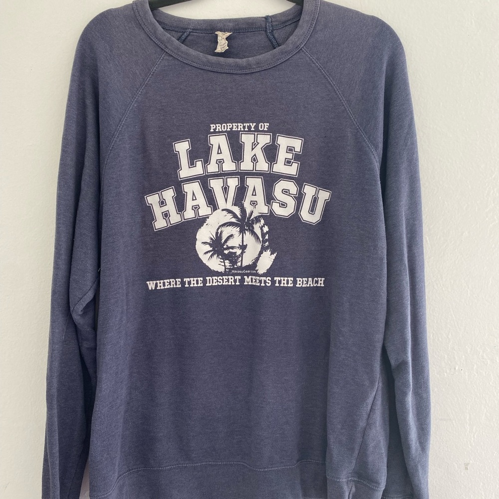 Lake Havasu Sweatshirt—Size XL— Heather Blue